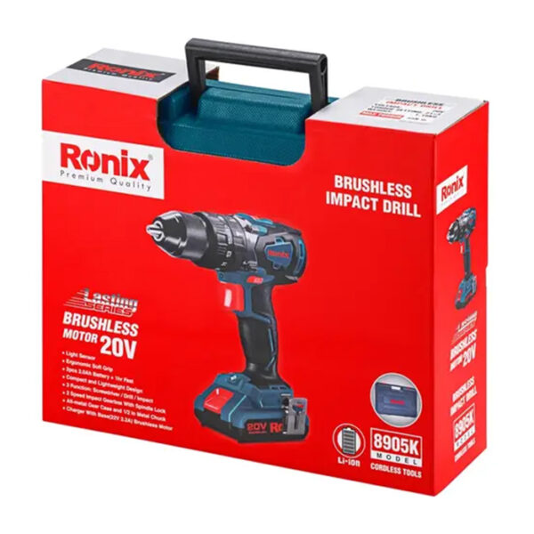 دریل شارژی براشلس رونیکس مدل 8905K - Image 9