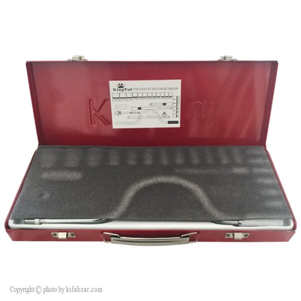 جعبه بکس مکانیکی کینگ تول مدل KIT-24 شش گوشه - Image 3