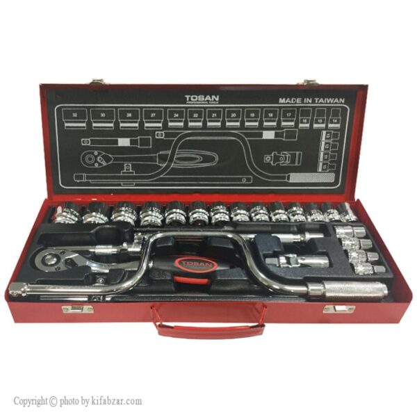 جعبه بکس توسن مدلt1252-24M-6 سایز 24 پارچه 6 پر - Image 2