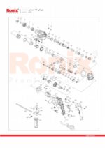 دریل بتن کن 2.9 کیلو رونیکس مدل 2722 - تصویر 13
