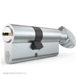 سیلندر قفل درب آپارتمانی نیکل ساتن تنسر سایز 7 سانتی‌متر - تصویر 3