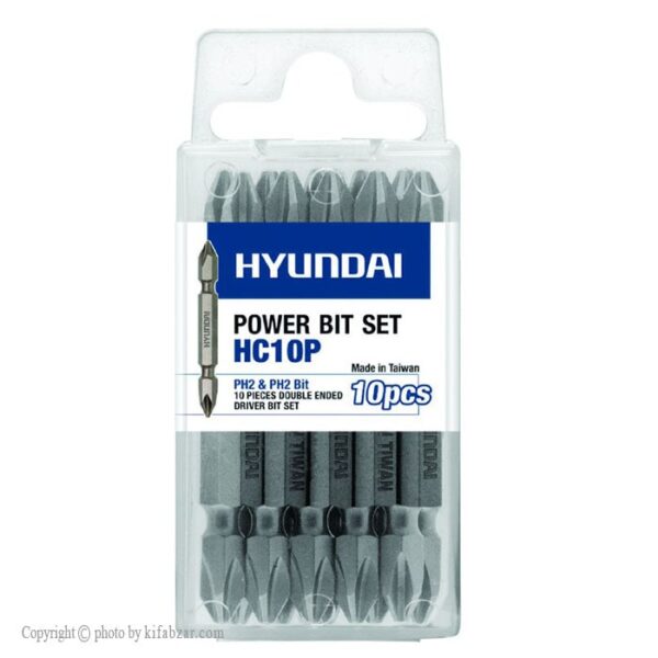 سر پیچ گوشتی 10 عددی هیوندای مدل hc10p دوسرچهارسو - Image 2