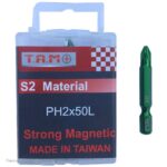 سر پیچ گوشتی سبز تی‌ای‌ام مدل P00275 چهارسو - Image 4
