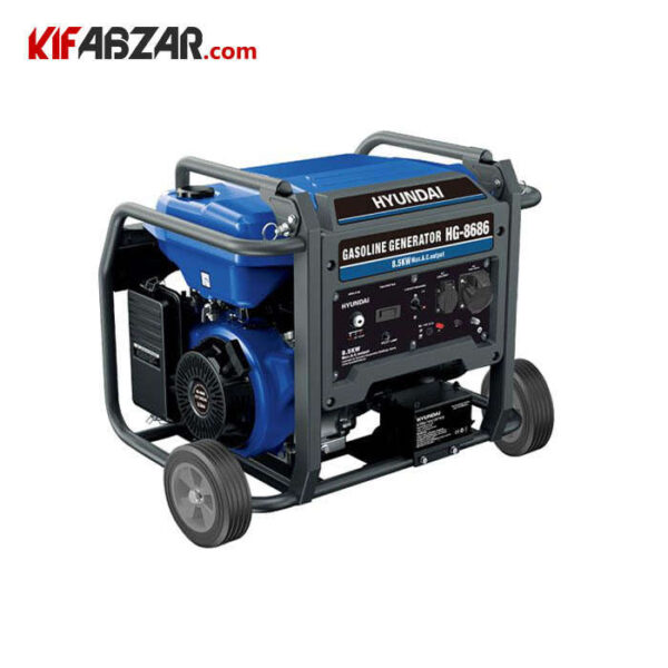 موتور برق بنزینی 8500 وات هیوندای مدل HG-8686 - Image 1