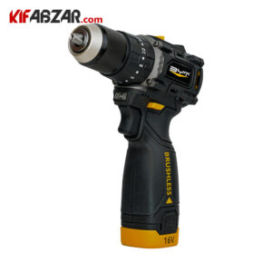 دریل پیچ‌گوشتی چکشی شارژی 16 ولت بی وای تی مدل 1216-8