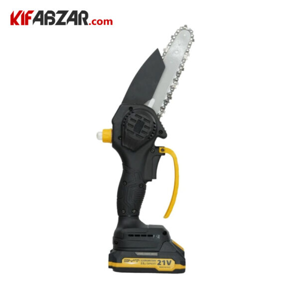 عکس اره زنجیری شارژی براشلس 21 ولت بی وای تی مدل 1815-8