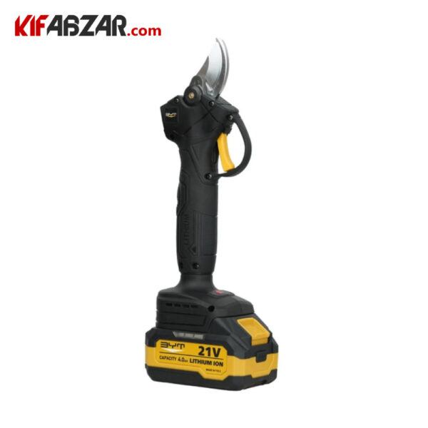 عکس قیچی باغبانی شارژی براشلس 21 ولت بی وای تی مدل 1821-8