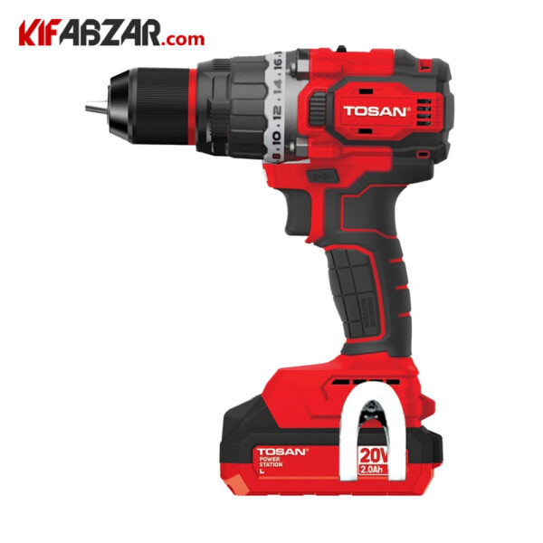 دریل پیچ گوشتی شارژی 20 ولت توسن مدل 9620BHS