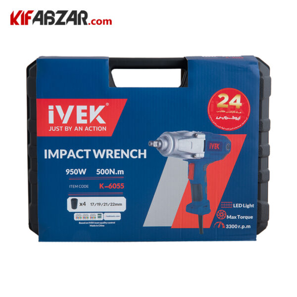 بسته بندی آچار بکس 950 وات ایوک مدل K-6055