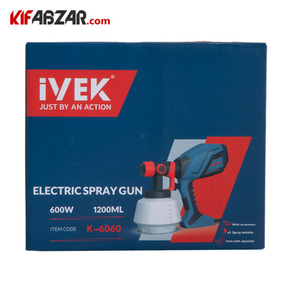 بسته بندی پیستوله برقی 600 وات ایوک مدل K-6060