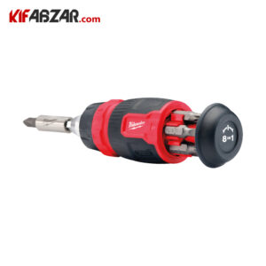 تصویر ست 8 عددی بیت و پیچ گوشتی مشتی جغجغه میلواکی مدل 4932480581