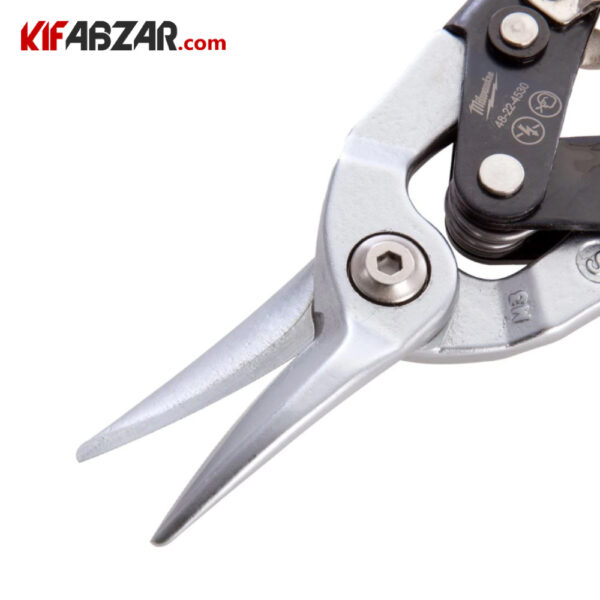 نوع تیغه قیچی ورق بر دستی میلواکی مدل STRAIGHT CUT کد 48224530