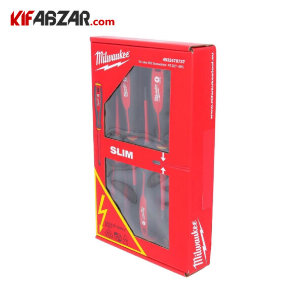 عکس ست 5 عددی پیچ گوشتی عایق میلواکی مدل TRI-LOBE VDE کد 4932478737