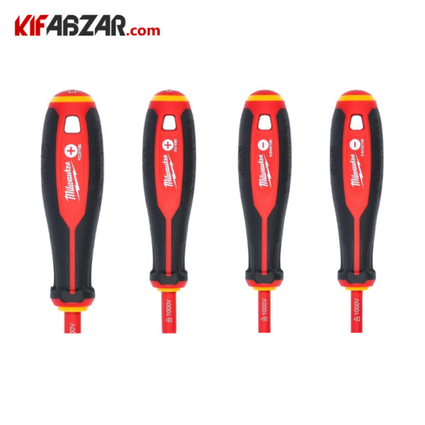 ساختار دسته ست 5 عددی پیچ گوشتی عایق میلواکی مدل TRI-LOBE VDE