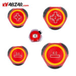 جنس بدنه ست 5 عددی پیچ گوشتی عایق میلواکی مدل TRI-LOBE VDE