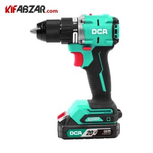 دریل پیچ گوشتی چکشی شارژی 20 ولت دی سی ای مدل ADJZ2060iAM