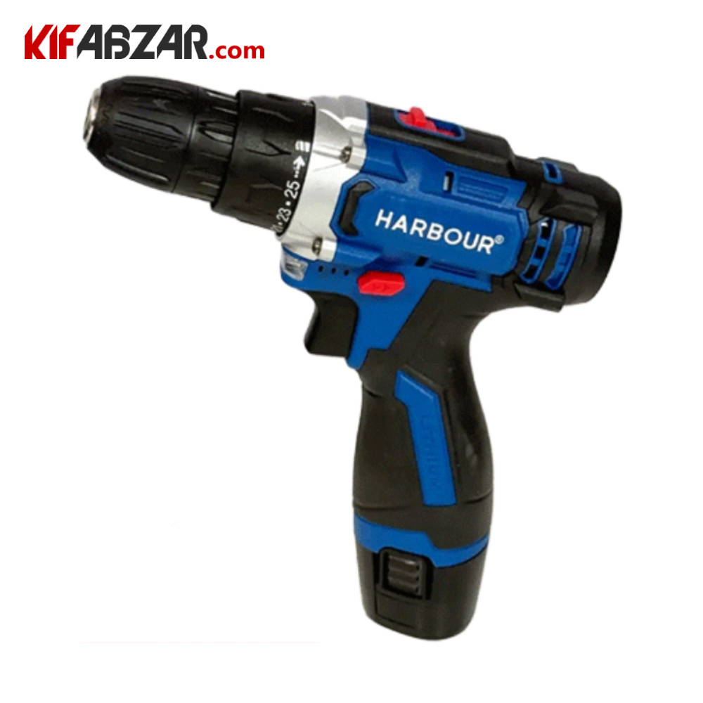 دریل پیچ گوشتی شارژی 12 ولت هاربر مدل H12CV دریل پیچ گوشتی شارژی 12 ولت هاربر مدل H12CV