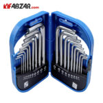 عکس ست آچار آلن دسته کوتاه 18 عددی هاربر مدل H18M