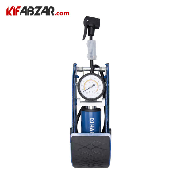 گیج فشار تلمبه باد پدالی تک سیلندر هاربر مدل H20T