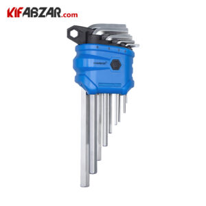 ست 9 عددی آچار آلن دسته بلند هاربر مدل H9A-LM