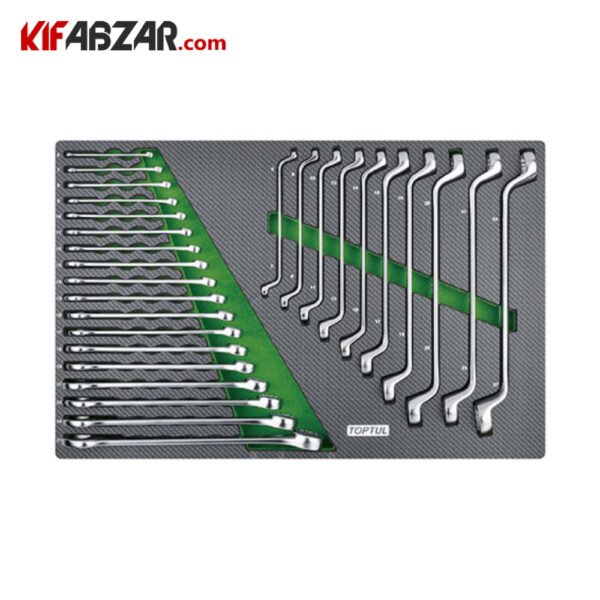 ست آچارهای تخت جعبه ابزار 7 کشوی 261 پارچه تاپ تول مدل GE-26118