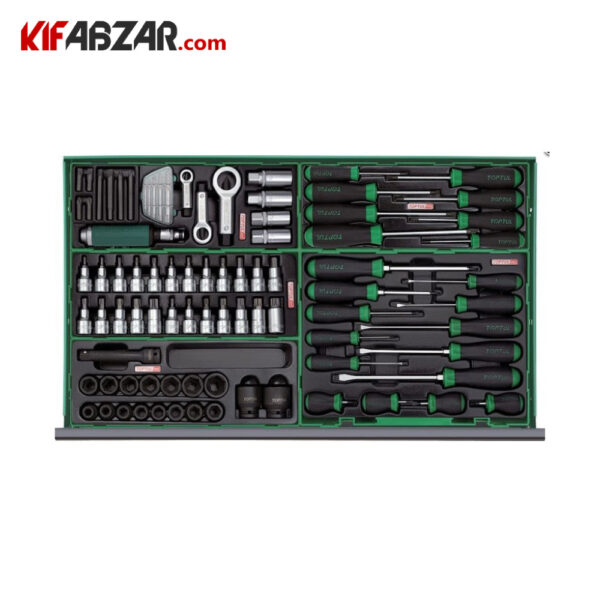 ابزارهای دستی جعبه ابزار دراوری 8 کشو 360 پارچه تاپ تول مدل GT-36001