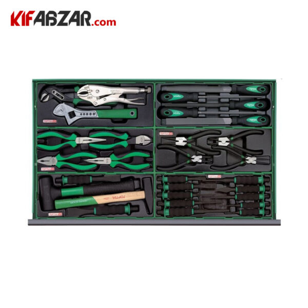 ابزارهای مکانیکی جعبه ابزار دراوری 8 کشو 360 پارچه تاپ تول مدل GT-36001