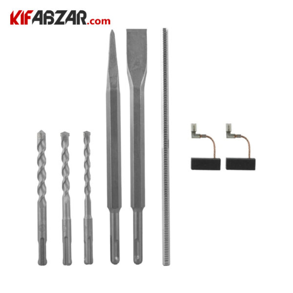 متعلقات دریل بتن کن سه کاره 800 وات دنلکس مدل DX-3128P