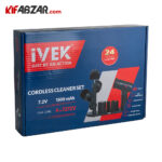 بسته بندی کیت دستگاه شستشو و پولیش شارژی ایوک مدل K-7272V