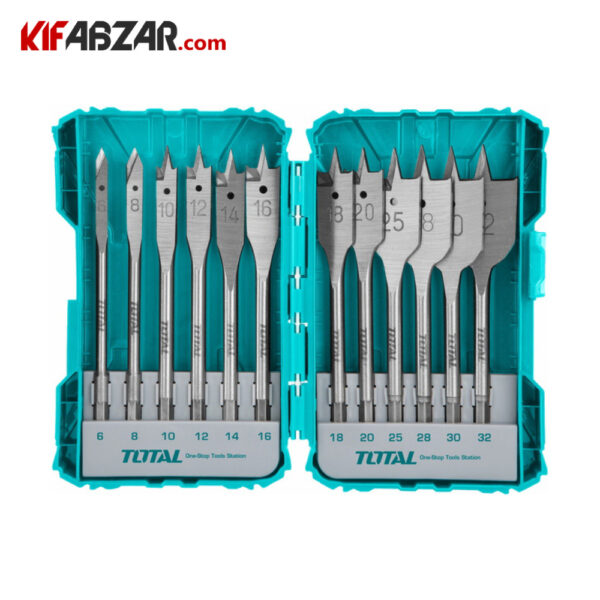 ست 12 عددی مته برگی توتال مدل TACSDL1201