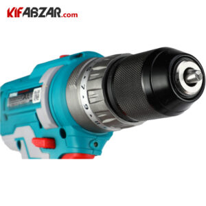 طراحی سه نظام دریل پیچ گوشتی چکشی شارژی 20 ولت توتال مدل TIDLI201452