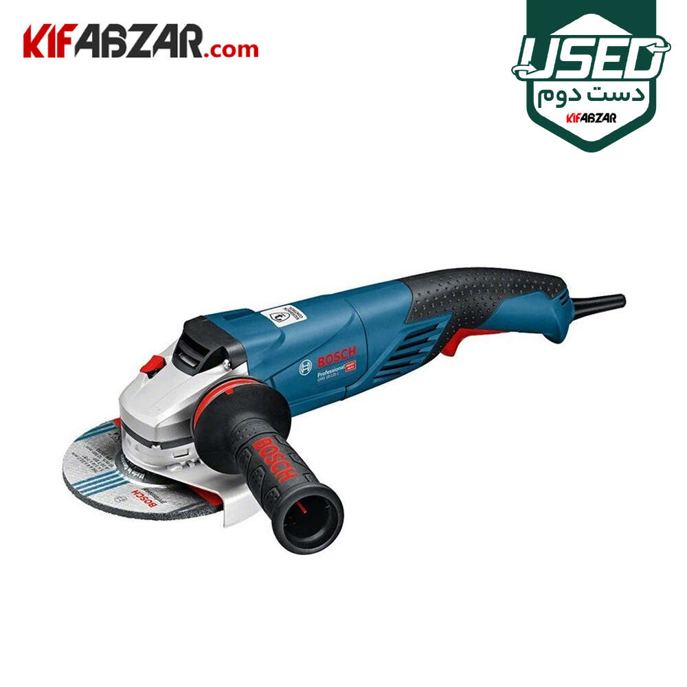 مینی فرز دسته بلند 1800 وات بوش مدل GWS18125SL دست دوم مینی فرز دسته بلند 1800 وات بوش مدل GWS18125SL دست دوم