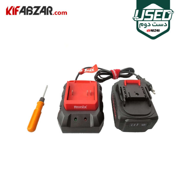 برگ روب شارژی براشلس 20 ولت رونیکس مدل 8623 دست دوم - Image 3