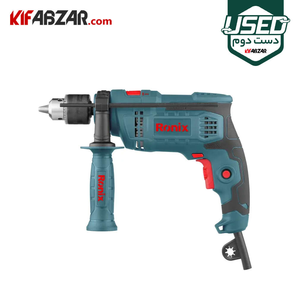 ronix 2214L used (5) دریل چکشی 600 وات رونیکس مدل 2214L دست دوم - Image 1