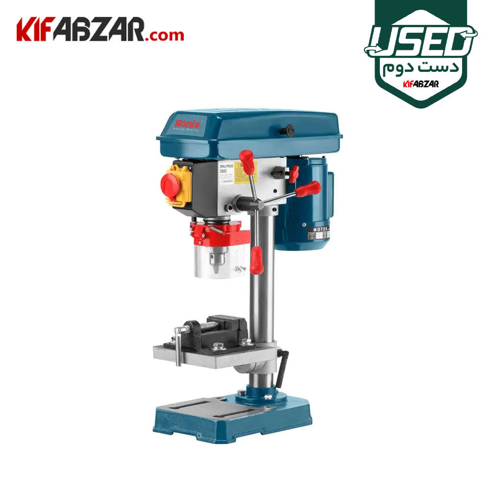 دریل ستونی 350 وات رونیکس مدل 2603 دست دوم دریل ستونی 350 وات رونیکس مدل 2603 دست دوم