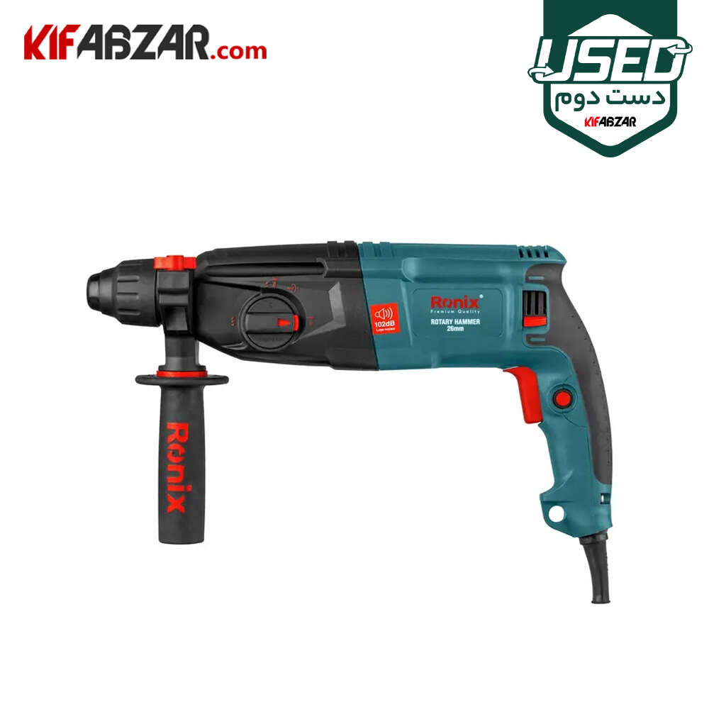 دریل بتن کن سه کاره 800 وات رونیکس مدل 2701 دست دوم دریل بتن کن سه کاره 800 وات رونیکس مدل 2701 دست دوم