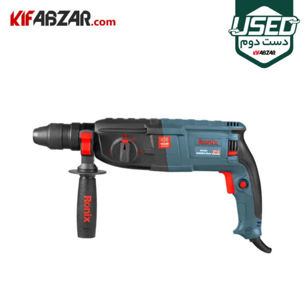دریل بتن کن سه کاره 850 وات رونیکس مدل 2713 دست دوم