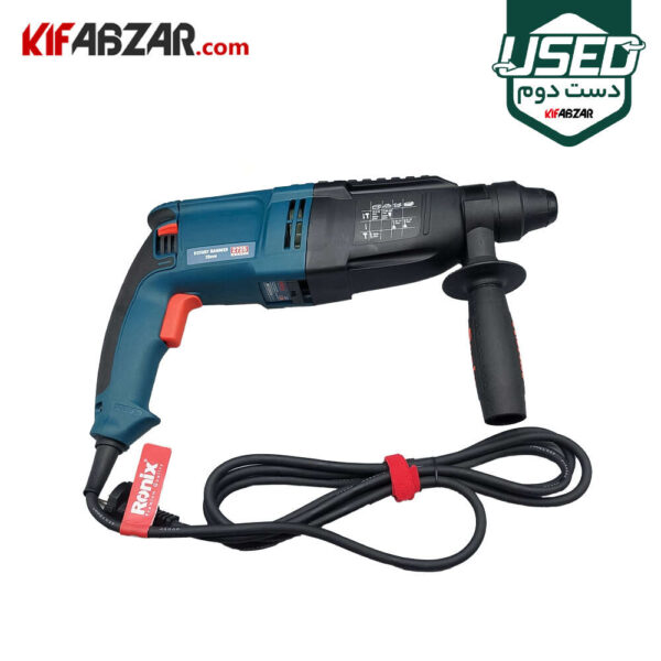 دریل بتن کن سه کاره 850 وات رونیکس مدل 2725 دست دوم - Image 3