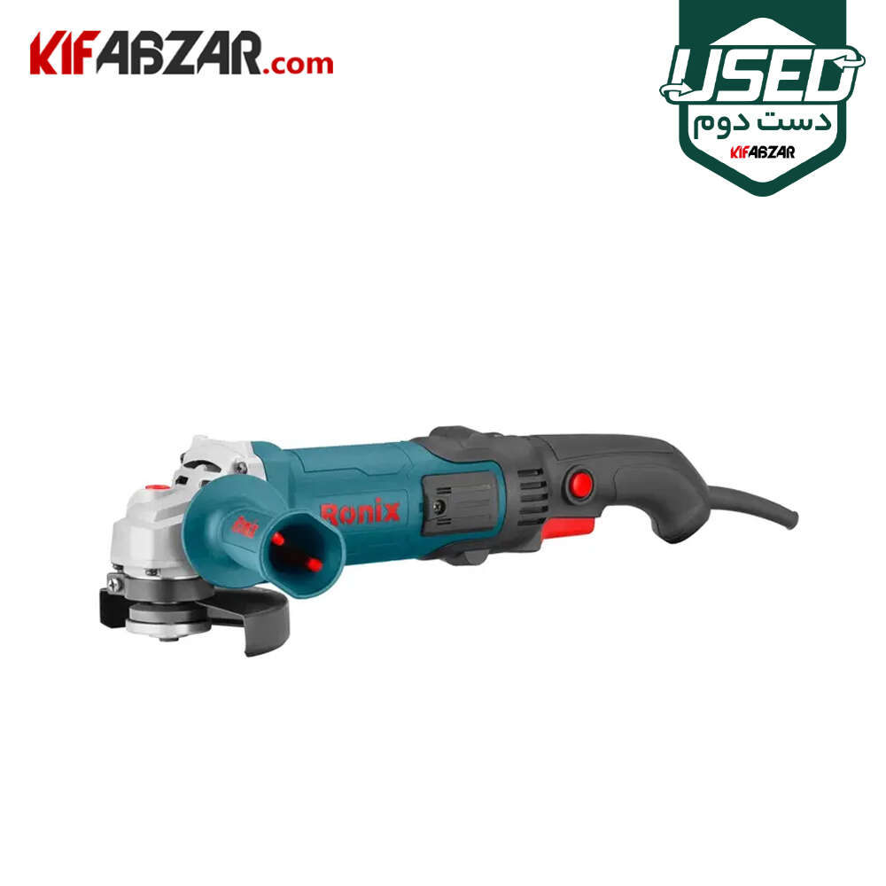 ronix 3161 used (4) مینی فرز دسته بلند 1200 وات رونیکس مدل 3161 دست دوم - Image 1