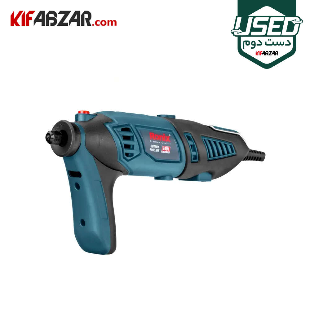 فرز مینیاتوری 170 وات رونیکس مدل 3401 دست دوم فرز مینیاتوری 170 وات رونیکس مدل 3401 دست دوم