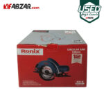 بسته بندی کارتنی اره گردبر 1350 وات رونیکس مدل 4318 دست دوم