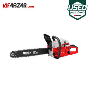 اره زنجیری بنزینی 2300 وات رونیکس مدل 4650 دست دوم