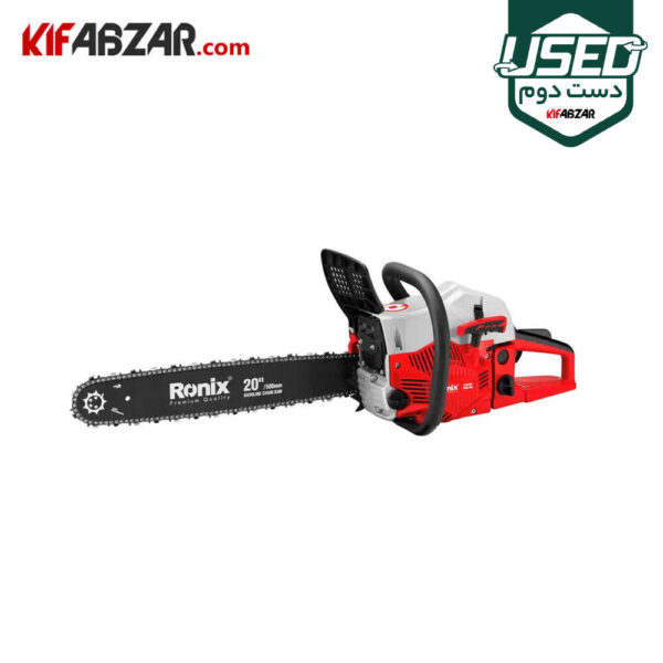 اره زنجیری بنزینی 2300 وات رونیکس مدل 4650 دست دوم