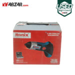 جعبه کارتنی پیچ گوشتی شارژری تاشو 3.6 ولت رونیکس مدل 8500 دست دوم