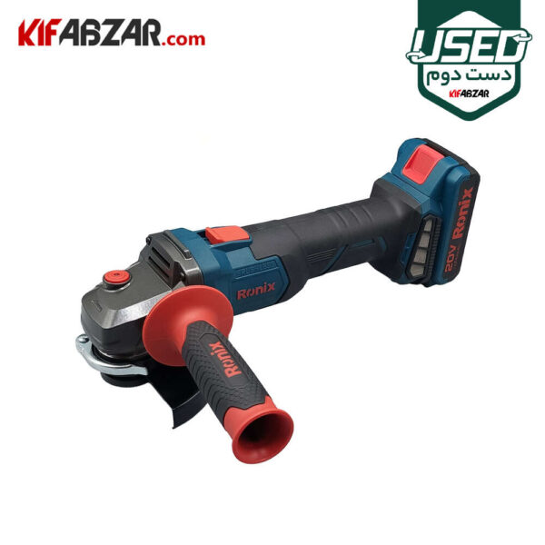 مینی فرز شارژی براشلس 20 ولت رونیکس مدل 8901 دست دوم - Image 3