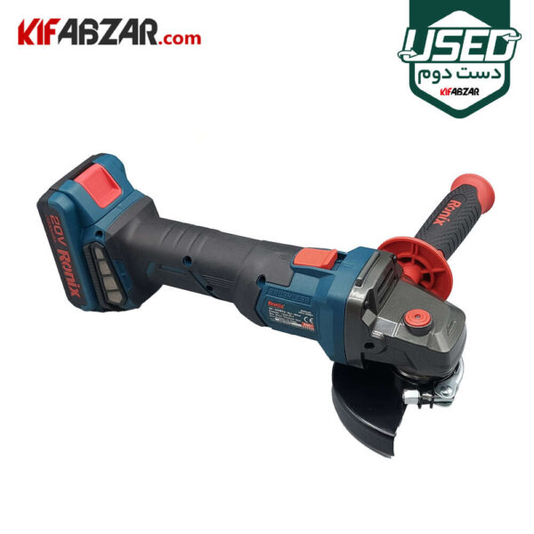 مینی فرز شارژی براشلس 20 ولت رونیکس مدل 8901 دست دوم - Image 2