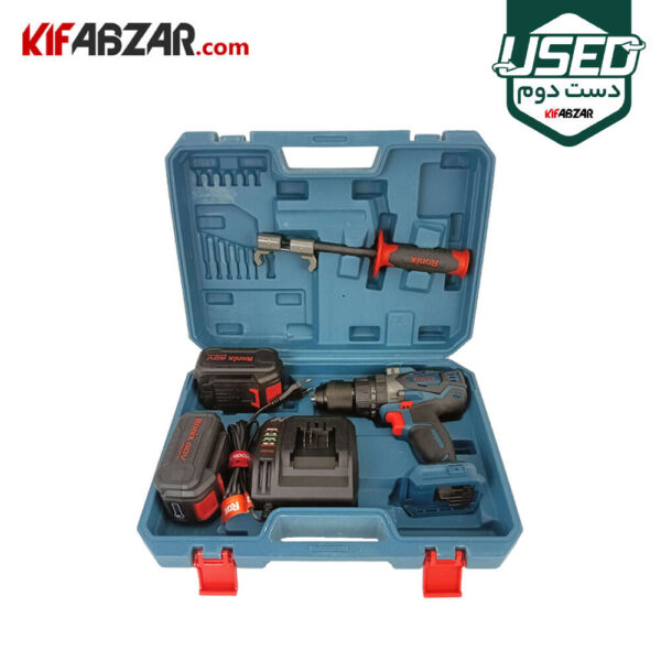 دریل پیچ گوشتی چکشی شارژی 40 ولت رونیکس مدل 8905 دست دوم - Image 6