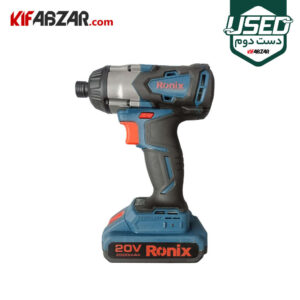 عکس پیچ گوشتی شارژی براشلس 20 ولت رونیکس مدل 8906 دسته دوم