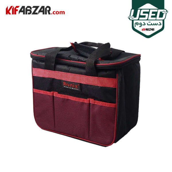کیف برزنتی آچار بکس شارژی 20 ولت رونیکس مدل 8907 دست دوم
