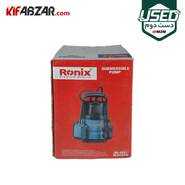 جعبه کارتنی پمپ آب کفکش 1 اسب بخار رونیکس مدل RH-4031 دست دوم